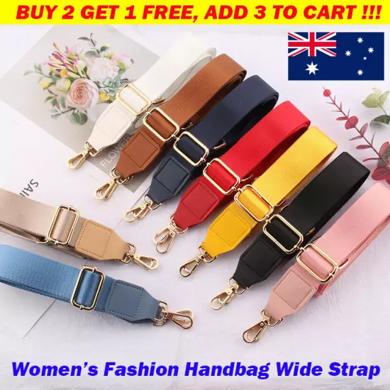 Wide Replacement Designer Bag Strap Shoulder Crossbody Adjustable Handbag Belt