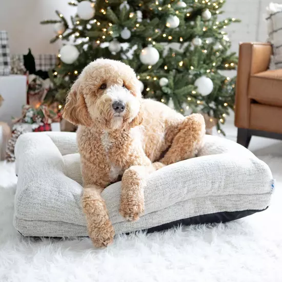 La-Z-Boy Salt & Pepper Rosie Lounger Dog Bed