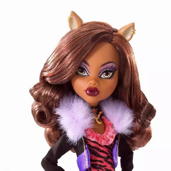 Monster High ORIGINAL Clawdeen Wolf Doll & Pet Cat CRESENT Werewolf New RARE