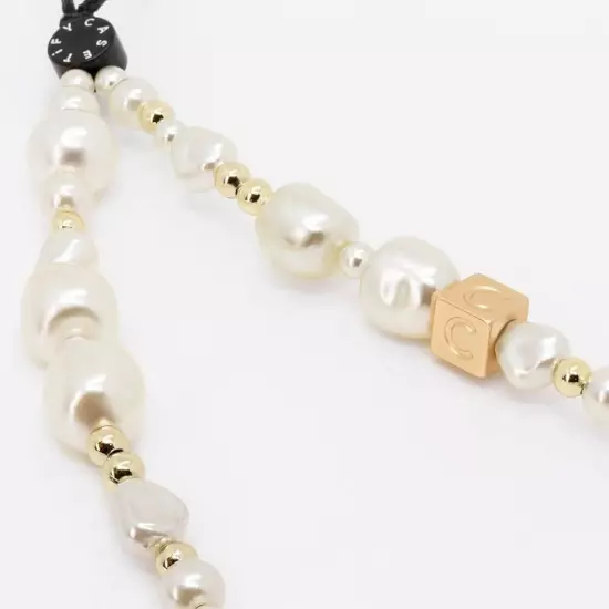 Phone Strap Charm - Classic Pearl