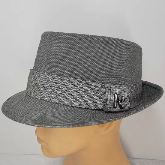 Rocawear Gray Grey Fedora Hat Cap SIZE M/L