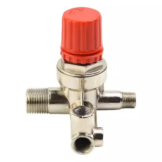 High Flow Double Outlet Tube Air Compressor Switch Pressure Regulator Valve