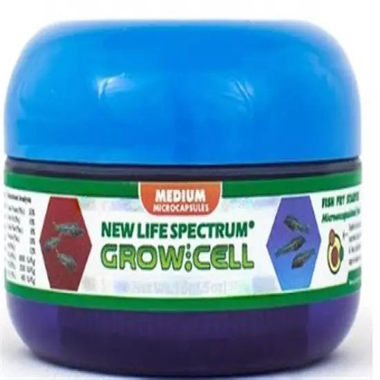 New Life Spectrum Grow Cell 15g 300-400 Microns Feeding Fry Starter