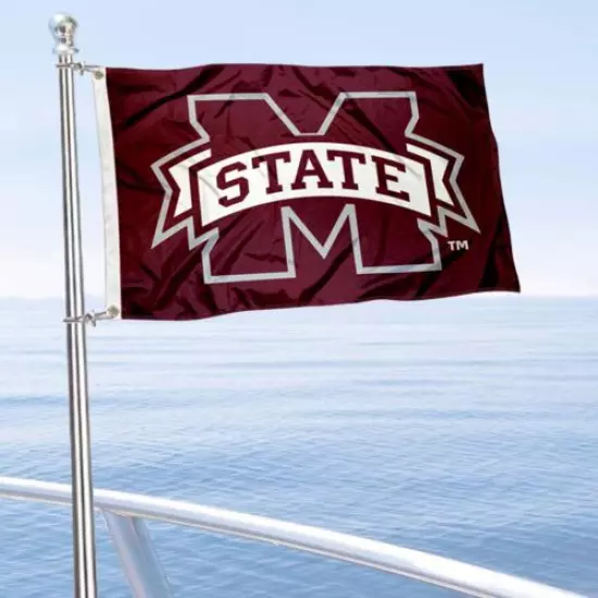 Mississippi State University MSU Boat and Golf Cart Flag