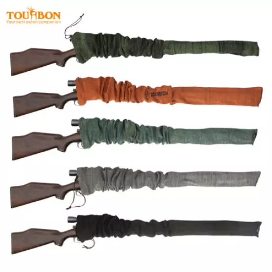 TOURBON 52 inch Silicone Treated Cover Gun Sock Protection Storge Sleeve Range