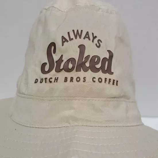 Lot Of 3 Dutch Bros Coffee Hats 2 Bucket Hats L/XL 1 Snapback Mesh Trucker Cap