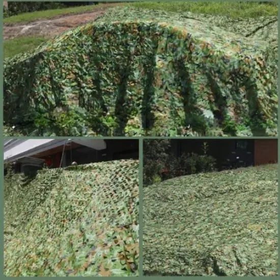 2x3m Military Camo Netting Mesh Lightweight Sunshade Canopy Hunting Car Blind