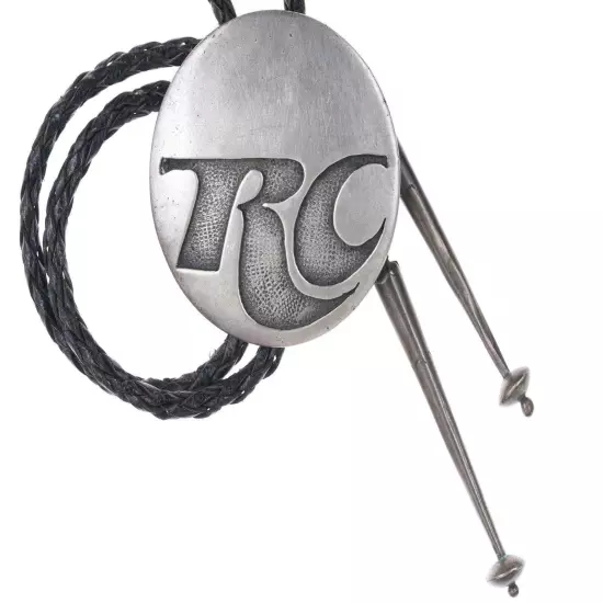 1950's Frank Patania Sr(1899-1964) Modernist southwestern Sterling RC Bolo tie