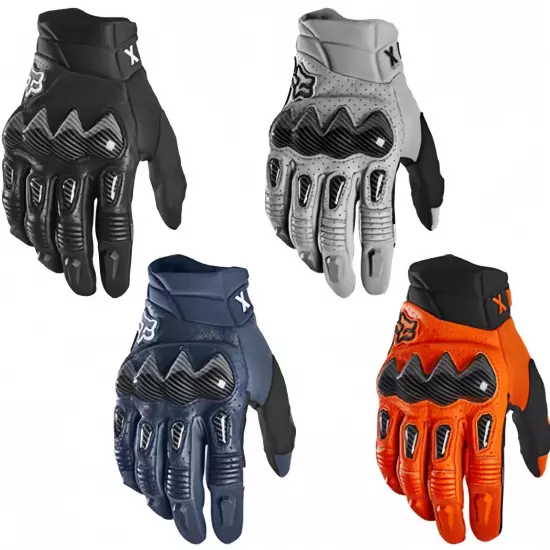 Motorcycle Gloves Carbon Fiber Touch Screen Motorbike Cycling Full Finger Gloves