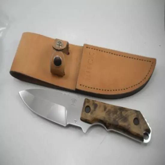 BEAUTIFUL CUSTOM BURWOOD BUCK 888 STRIDER KNIFE & SHEATH