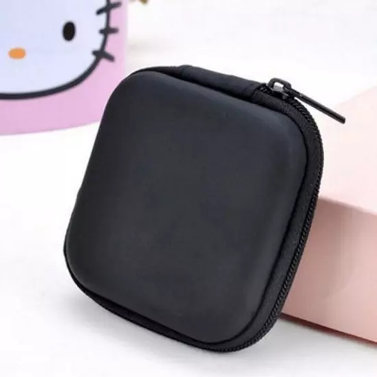 Mini Coin Purse Zipper Wallet Travel Earphone Key USB Cable Card Holder C_vm