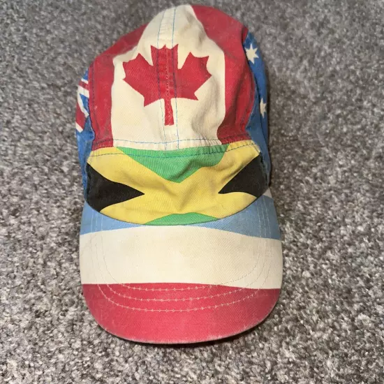 Flag Hat - Strap With Buckle Urban Outfitters Brand Canadian Maple Leaf USA Hat