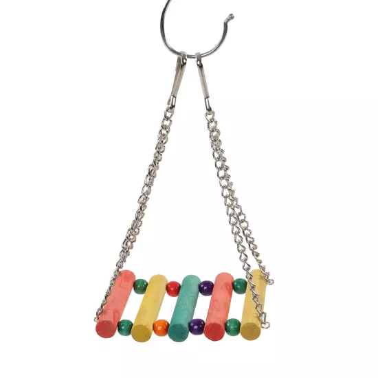 13pcs Swing Parrot Chewing Toy Set Rattan Chain Hanging Standing Climbing