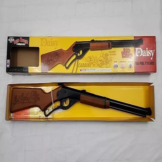 Red Ryder Carbine Daisy 650 Shot BB Gun 350 FPS Lever-Cocking .177 Cal BB's