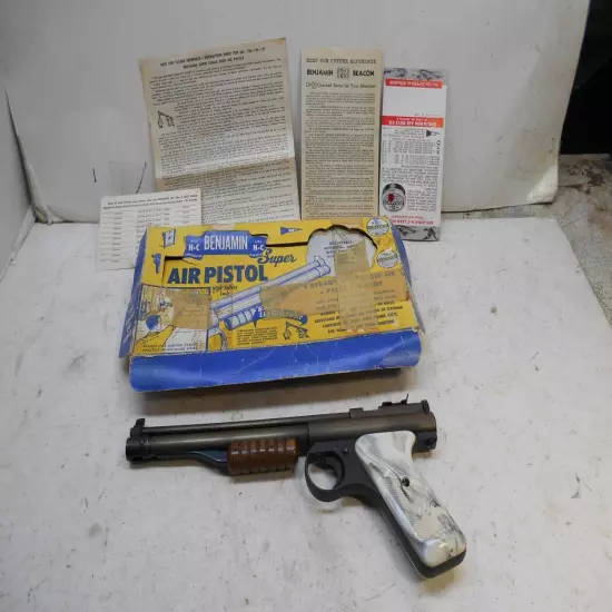 vtg benjamin H-C super mo- 137 177 cal pellet air pistol