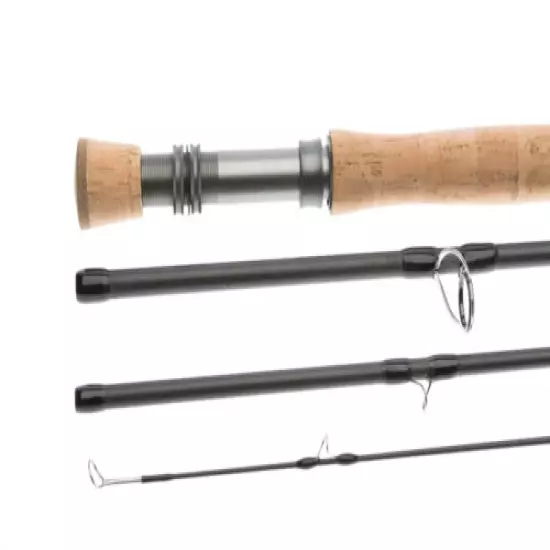 FLY FISHING SALT OUTFIT rod, reel, line, backing, leader, box flies, travel tube