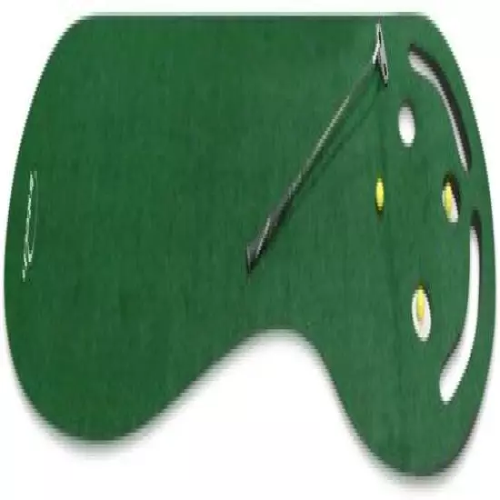 Intech 3 Hole Portable Golf Putting Mat Green Indoor Putting Green