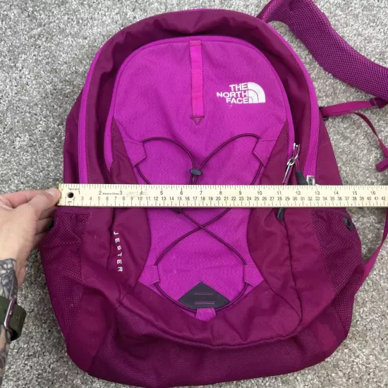 The North Face Jester Backpack Bright Fuchsia Hiking/ School Back Pack