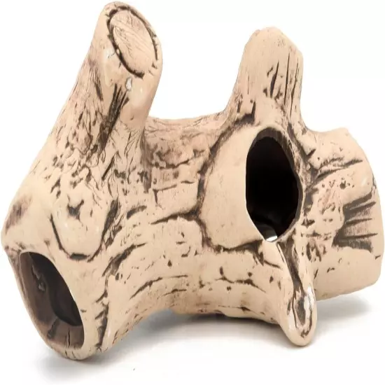 Aquarium Tree Stump Hole for Betta Fish Toys,Rock Cave Cichlid Stone Betta Fish 