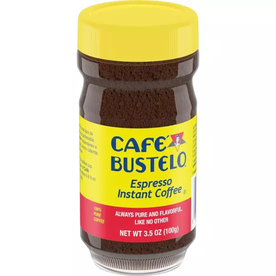 Café Bustelo Espresso Style Dark Roast Instant Coffee, 3.5 Ounces