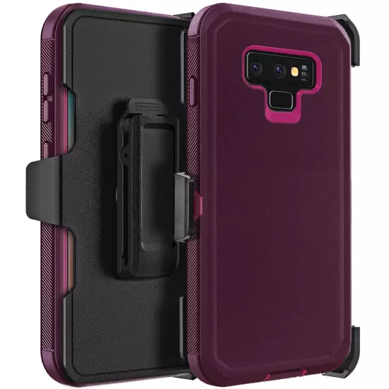 For Samsung Galaxy Note 9 Heavy Duty Shockproof Phone Case Cover / Belt Clip