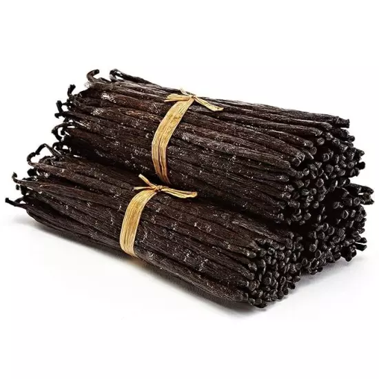 Vanilla Beans Planifolia Grade A, For Extract 1 Pound (16 OZ) ORGANIC (WHOLE)