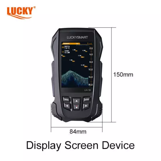 LUCKYSMART LH-1B Wireless Fish Finder Sonar Sensor Fishing Tackle Tool 100m