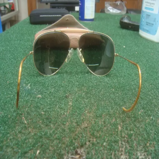 Ray Ban Aviator eyeglasses frames - Bausch & Lomb B&L 62[]14 w/Case FRAMES ONLY