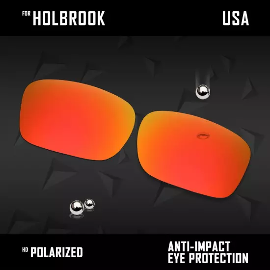 Anti Scratch Polarized Replacement Lenses for-Oakley Holbrook OO9102 Options