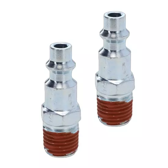 Convenient 2 Pcs Quick Release Connector for Air Line Fitting Hose (14 NPT)