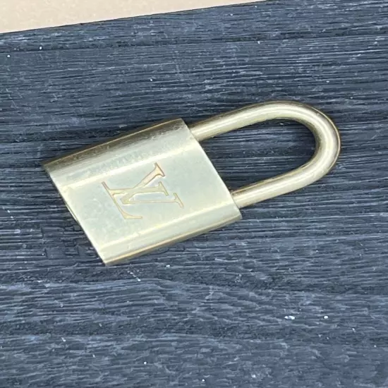 VTG Auth LV Mini Padlock NO Key FOB CHARM PENDANT MEN WOMEN UNISEX 1.5"