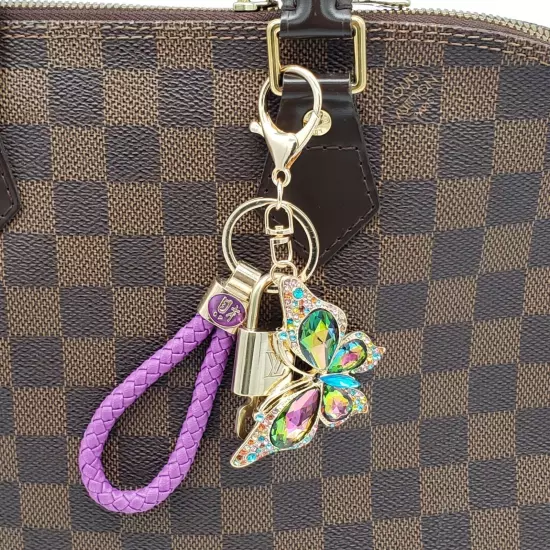 Authentic Louis Vuitton Lock & Key with unbranded Bagcharm, Keycharm, Keychain