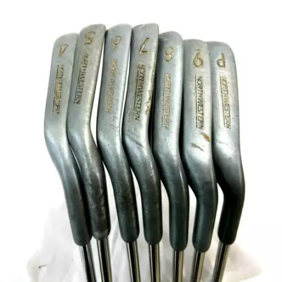 Northwestern Pro Bilt II Set Of Golf Club Irons 4-9 + P RH Steel Pro-Flex