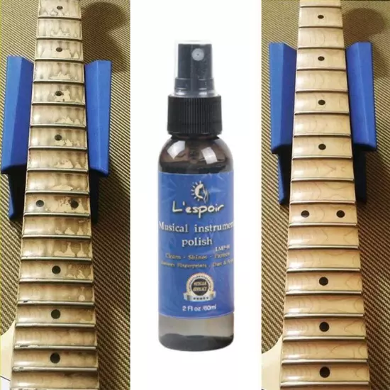 60ml Guitar Fingerboard Nursing Oil Fretboard Lemon Cleaning + Set Cloth HOT