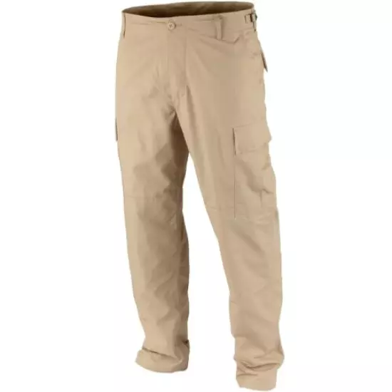 Mens Ripstop BDU Pants, PolyCotton Pants, Summer Durable Pants, Blackwater