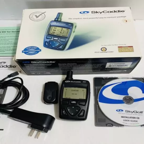 Sky Caddie SG2 Rangefinder Sky Golf GPS, Installation CD,power cord/USB