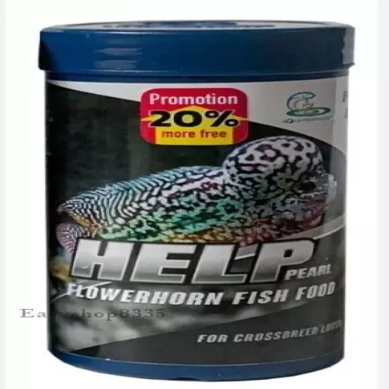 CZ Aqua Help Pearl Flowerhorn Fish Food 100g For Shinier Pearls Strong Fin Tail