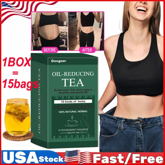 Oil-Reducing Tea-10 Herbal with Excellent Formula, Oil Cleansing Tea for Liver