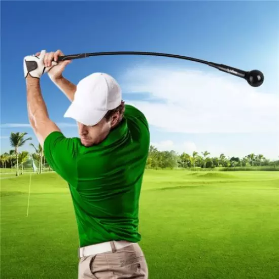 Golf Swing Trainer Indoor Practice Power Strength Tempo Training Aid 48/40Inch