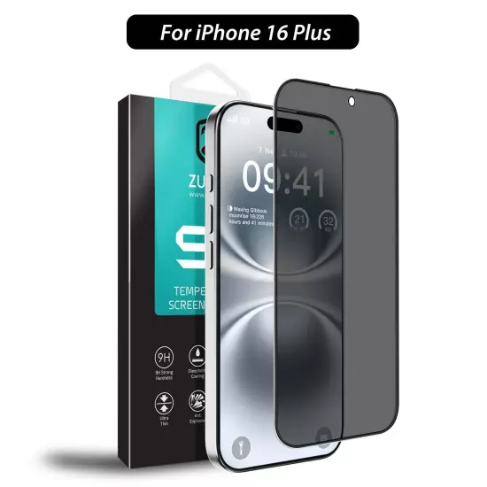 For iPhone 16 15 14 13 12 11 Pro Max XR X 8 Plus Privacy Glass Screen Protector