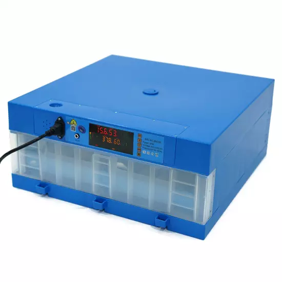 110V 12V chicken duck goose 64 egg incubator --Fully automatic dual power supply