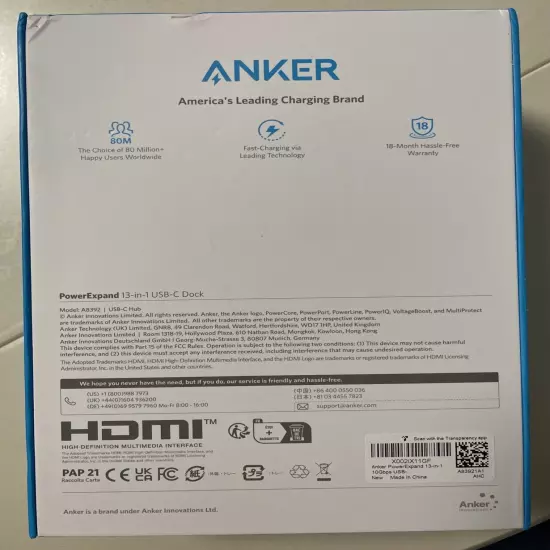 Anker Series 5 Power Expand 13-in-1 USB-C Docking Station A8392