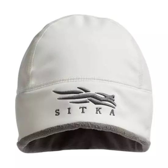 SITKA Gear Men's Hunting Camo Dakota Windstopper Beanie, OSFA White One Size