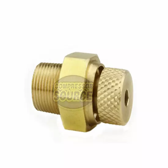 1/8" Male NPT Air Compressor Tank Moisture Water Drain Brass Pet Cock Petcock