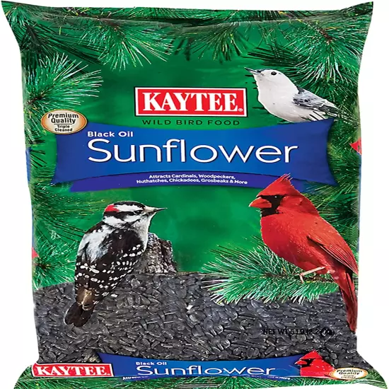 Wild Bird Black Oil Sunflower Food, 5 Pounds