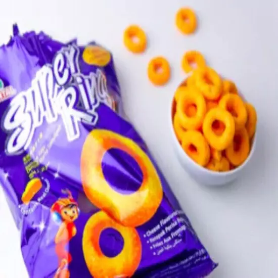 FAMOUS SNACK IN MALAYSIA SUPER RING CHEESE 10 packs X 60g