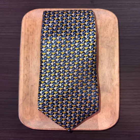 Perry Ellis Portfolio Multicolor Geometric Tie