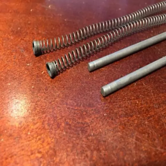 Weatherby double barrel Model parts guides & springs