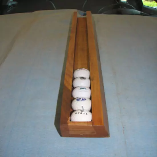 New Sassafras 19 golf ball display case hand made (great gift for dad)