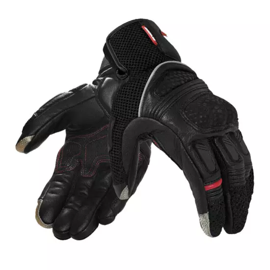 Motorcycle Gloves Genuine Leather Touch Screen Motorbike Racing Riding Gloves